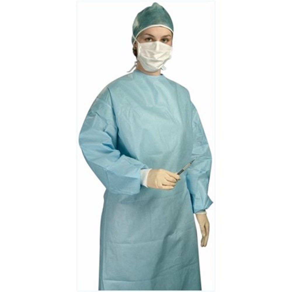 HS9883773S Sterile Gown HENRY SCHEIN Surgical Blue Size Medium Each